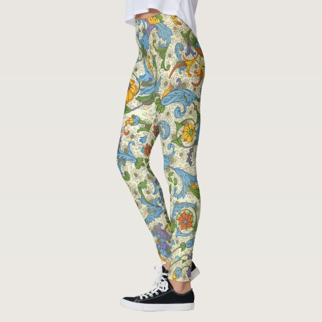 Positano Floral Leggings (Left)