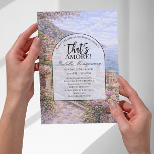 Positano Italian Themed Bridal Shower Invitation