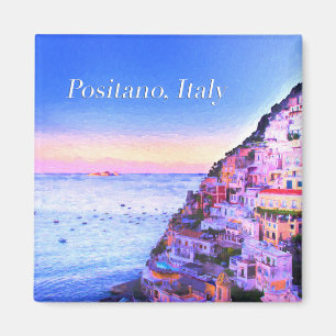 Positano, Italie Aimant Coucher de soleil