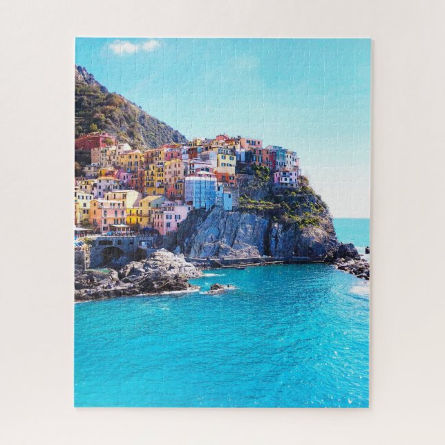 Positano Italy Cinque Terre scenic photo Jigsaw Puzzle (Vertical)