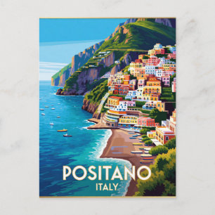 Positano Italy Coastal Travel Scene 🌊 Postcard