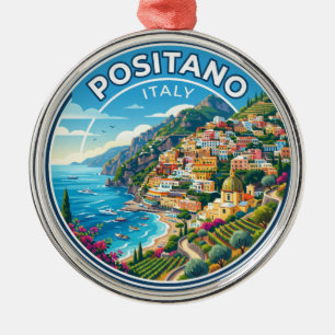 Positano Italy Metal Ornament
