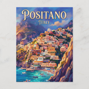 Positano Italy Postcard