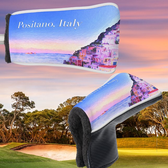 Positano, Italy Sunset  Golf Head Cover (Creator Uploaded)