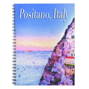Positano, Italy Sunset Notebook