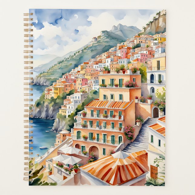 Positano : Le charme de l'aquarelle sur la côte am (Devant)
