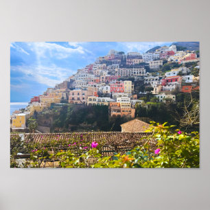 Positano - Picturesque Italian Coastal Town Photo Poster