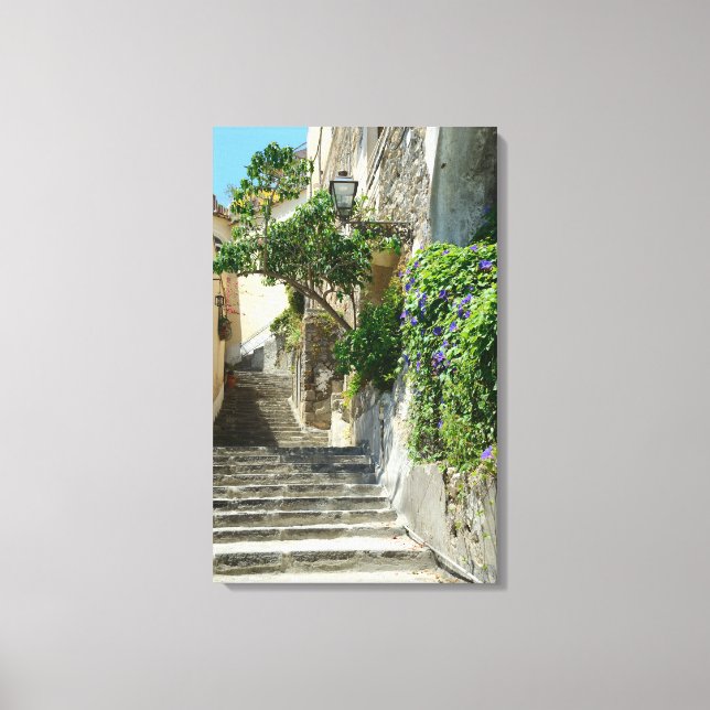 Positano Stretched Canvas Print (Front)