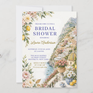 Positano That's Amore Italian Bridal Shower Invitation