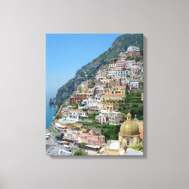 Positano toile étirée Impression (Recto)