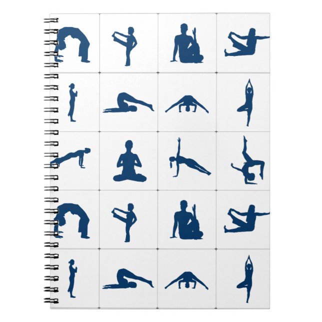 Positions de yoga pour le Journal Spiral Zen & Méd (Devant)