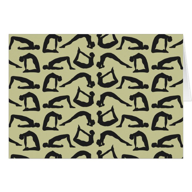 Positions de yoga Silhouettes (Devant horizontal)