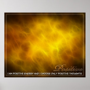 Positive Abstract Energy Poster