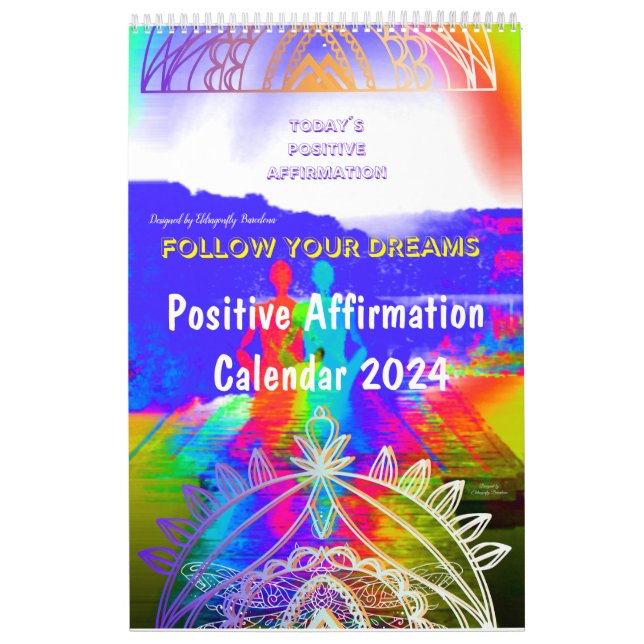 Positive Affirmation Calendar 2024 (Cover)
