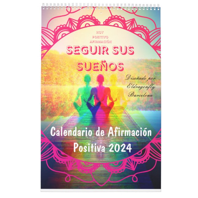 Positive Affirmation Calendar 2024 (Español) (Back)