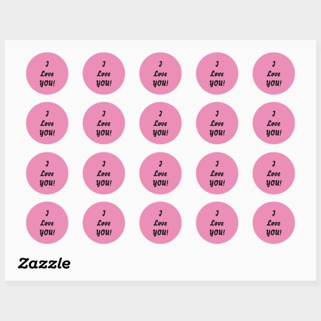 Positive Affirmation Classic Round Sticker (Sheet)