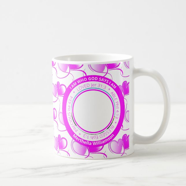 Positive Affirmation I AM Christian Coffee Mug (Right)