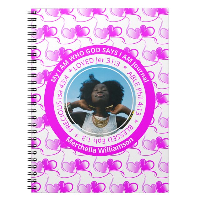 Positive Affirmation I AM Christian Journal (Front)