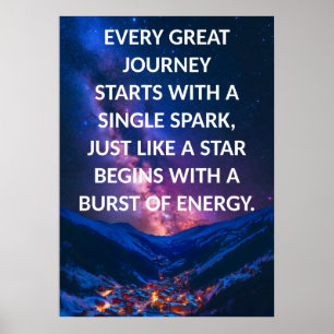 Positive affirmation Inspirational Quote Poster