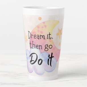Positive Affirmation Latte Mug   Inspirational