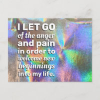 Positive Affirmation Letting Go Of Pain And Anger