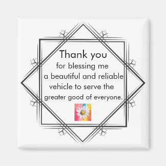 Positive Affirmation Magnet - Gratitude Statement