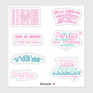 positive affirmation mirror trendy  pack set of