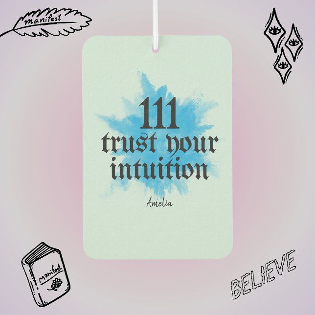 Positive Affirmation Quote Manifestation Air Freshener (Creator Uploaded)