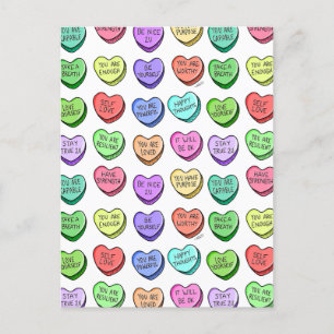 Positive Affirmation Valentine’s Postcard