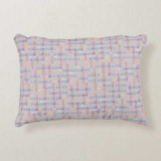 Positive Affirmations Baby Nursery Pink Accent Pillow