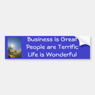 Positive Affirmations Bumper Sticker