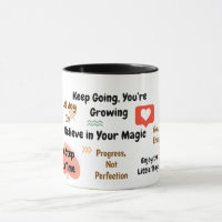 Positive Affirmations Colourful Mindset Mug