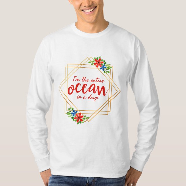 positive affirmations for self acceptance T-Shirt (Front)