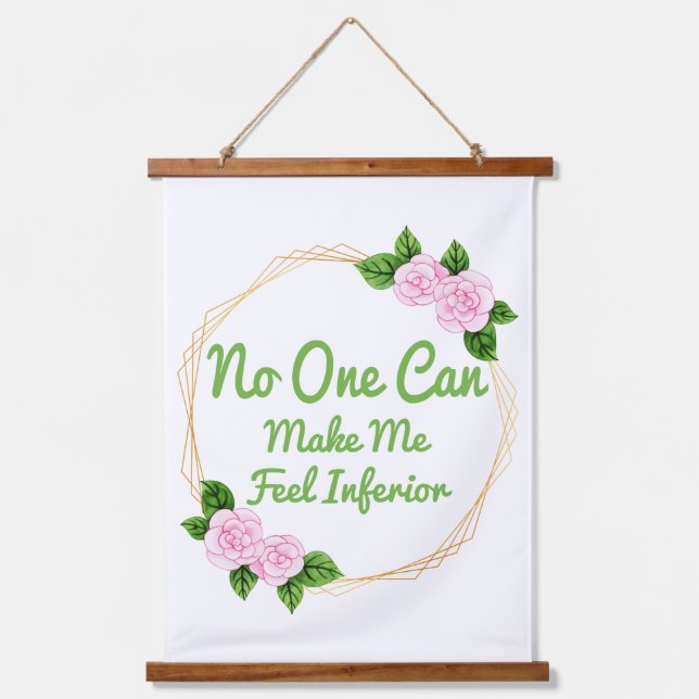 positive affirmations for self care  hanging tapestry (Front)