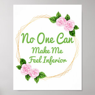 positive affirmations for self care poster