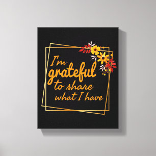 positive affirmations for success canvas print