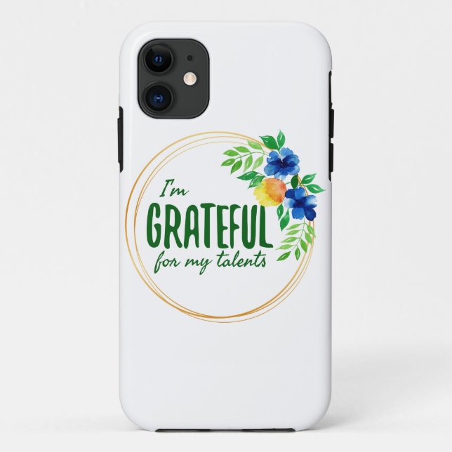 positive affirmations for work Case-Mate iPhone case (Back)