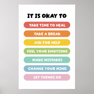 Positive Affirmations Poster