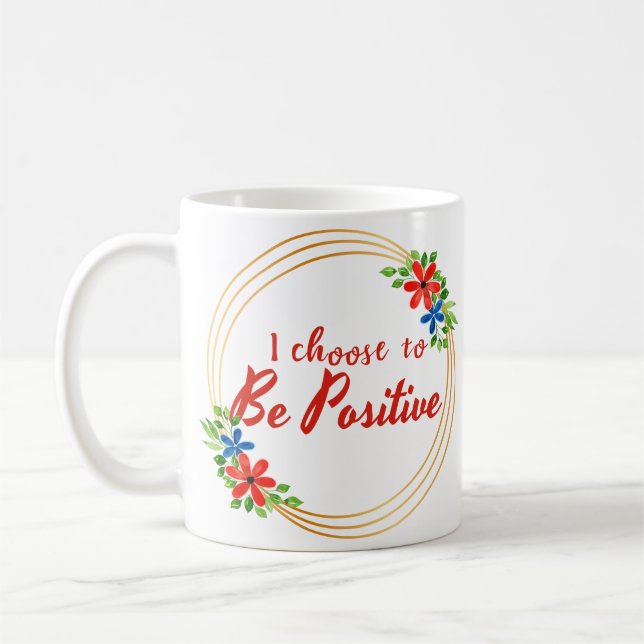 positive affirmations quotes for self acceptance coffee mug (Left)
