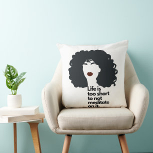 Positive Affirmations Throw Pillow