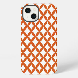 Positive and Negative Space Burnt Orange iPhone 13 Case