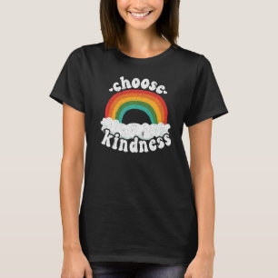 Positive Anti Bullying Rainbow Peace Hippie Choose T-Shirt