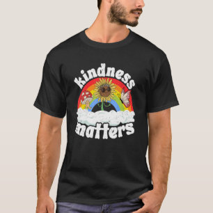 Positive Anti Bullying Rainbow Sped Teacher Kindne T-Shirt