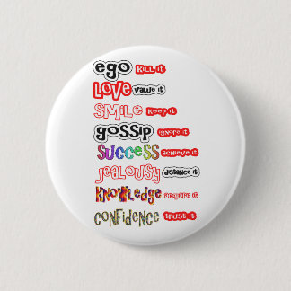 Positive Assets and Negative Liabilities 2 Inch Round Button