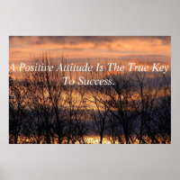 Positive Attitude Inspirational Poster