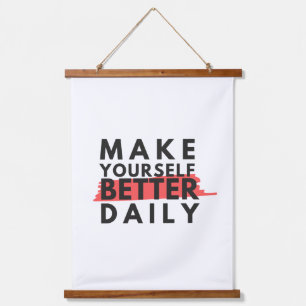 positive attitude motivational positive words  hanging tapestry