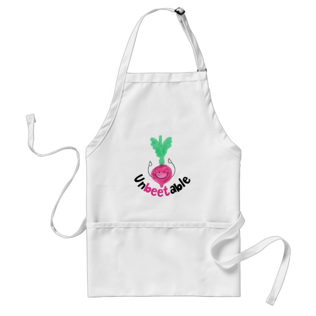 Positive Beet Pun - Unbeetable Standard Apron (Front)