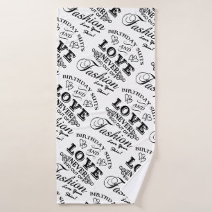 Positive Body Image, Love Your Skin Bath Towel