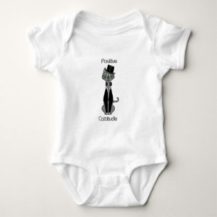 Positive Cattitude Baby Bodysuit