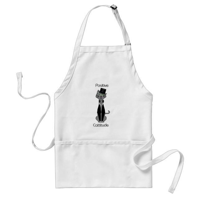 Positive Cattitude Standard Apron (Front)